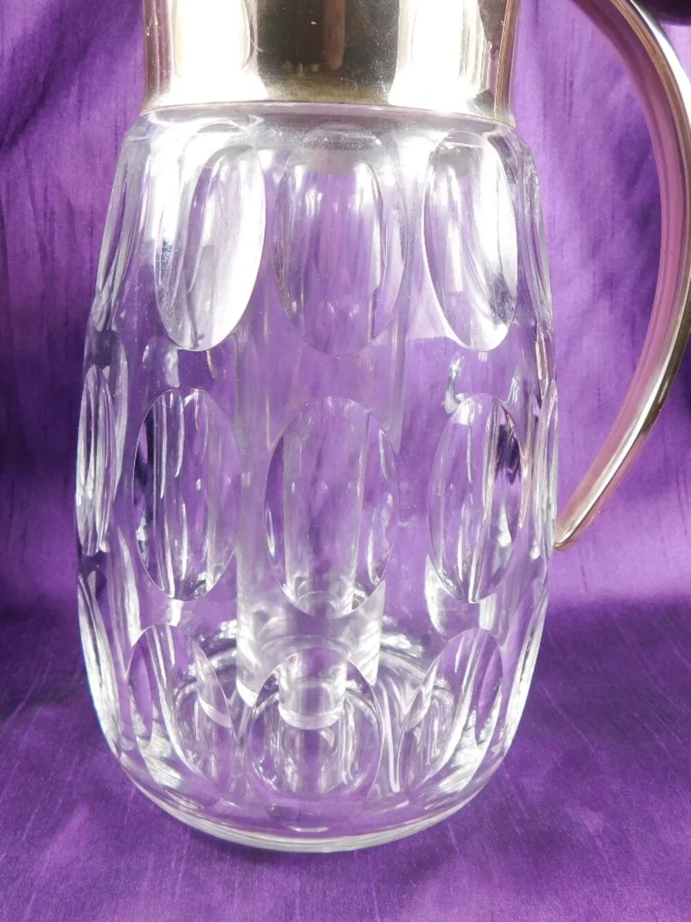 Large Crystal Wine Decanter with Ice Insert # 27157